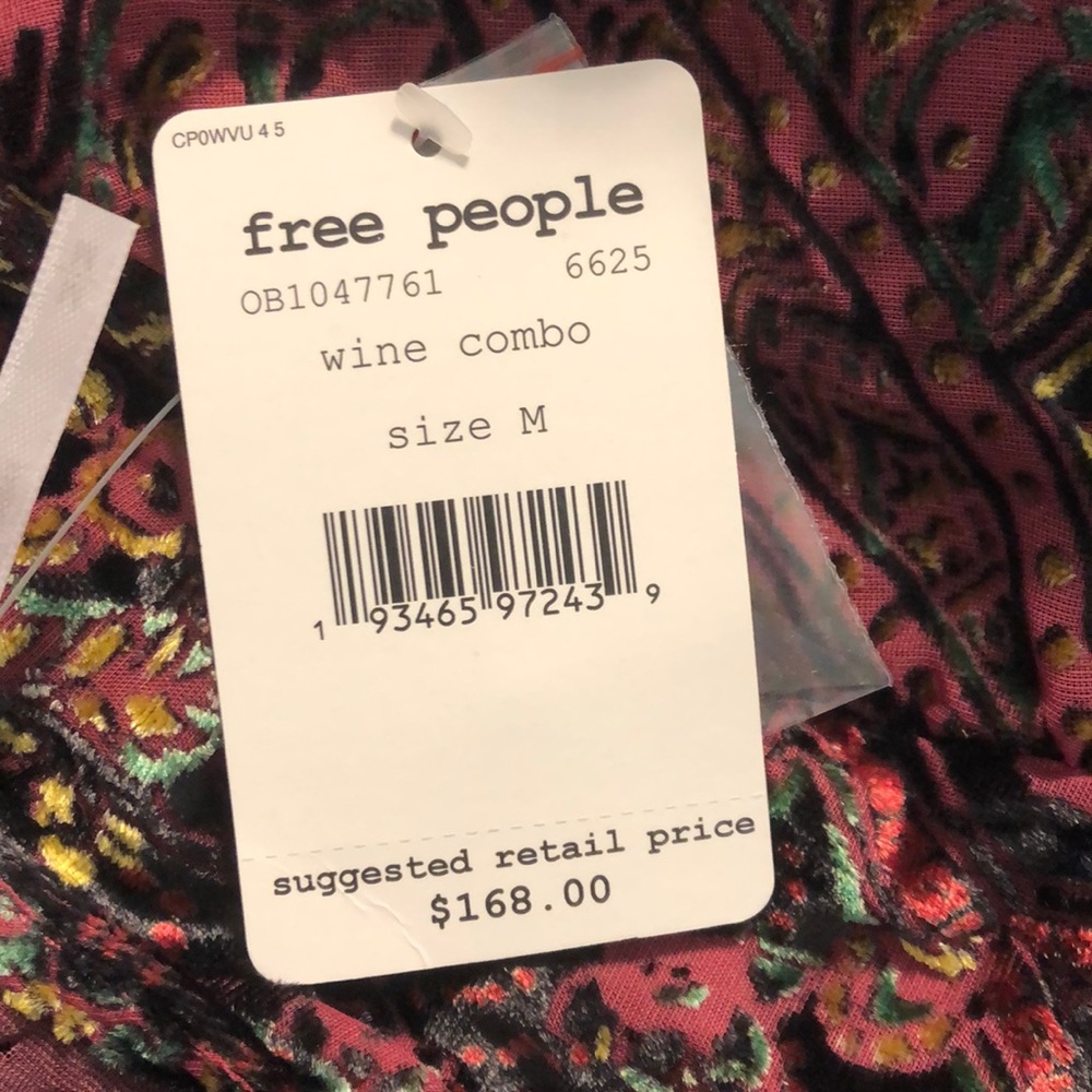 Free People Mirror Mirror Long Sleeve Velvet Dress - Picture 10 of 10